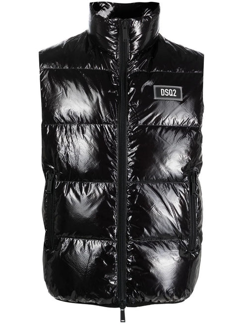 Icon stripe padded jacket